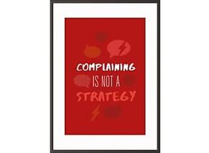 3660141892895 - Paperflow Wandbild Complaining is not a strategy 210 x 297 mm