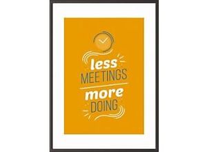 3660141893120 - Paperflow Wandbild Less meetings more doing 420 x 594 mm