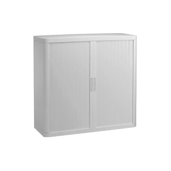 3660141931068 - Aktenschrank easy Office E1C0006500020 Kunststoff Stahl abschließbar 2 OH 110 x 104 x 415 cm keine Fachböden weiß