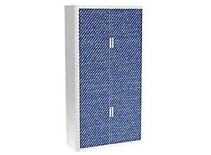 3660141948783 - easyOffice 2M Rollladenschrank 2040x1100x415mm PERSO JEANS