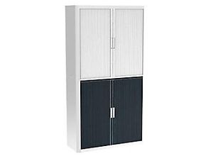 3660141952803 - easyOffice 2M Rollladenschrank 2040x1100x415mm PERSO FARBBLOCK