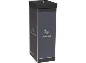 3660141966794 - Wertstoffsammler Kunststoff Paperflow Volumen 60 l Höhe 760 mm Korpus schwarz Symbol Restmüll 3660141966794 - Wertstoffsammler Kunststoff Paperflow Volumen 60 l Höhe 760 mm Korpus schwarz Symbol Restmüll