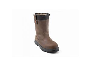 3660542894412 - Gaston Mille - kama S3 ci Gefütterte Stiefel aus braunem Leder Stahlspitze und Sohle 41