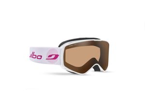 3660576942493 - J7789 Kinder-Skibrille Vollrand Monoscheibe Kunststoff-Gestell weiß