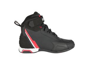 3660815191606 - Motorradschuhe Jag Damen Schwarz-Weiß-Rot