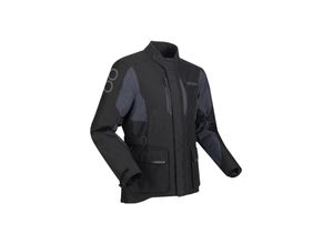 3660815193563 - Motorradjacke Siberia Schwarz-Grau