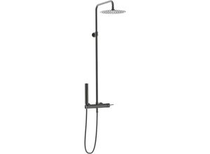 3661109017275 - Essebagno Luisa Duschsäule mechanisch Gun-Metal Grau