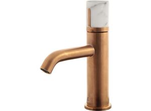 3661109019712 - Mischbatterie für Waschbecken mit niedrigem Kupfer-Marmorgriff - Essebagno