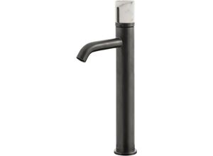 3661109021067 - Manopola Hochwaschbeckenmischer Gun Metall Marmor - Essebagno