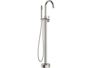 3661109024471 - Essebagno Charme Mechanische Bodensäule aus Edelstahl für Sitzbadewanne