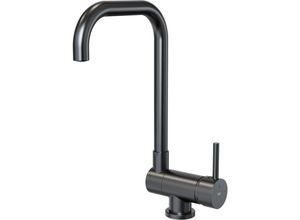 3661109024990 - Essebagno - New Oslo Spültischarmatur Grau Metall abklappbar - Gris