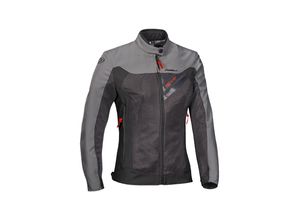 3661615422020 - Orion Damen Motorrad Textiljacke - Schwarz Grau - S - female