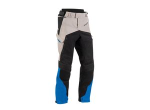 3661615497509 - Eddas Motorrad Textilhose - Schwarz Grau Blau - L - unisex