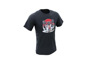 3661615558347 - Nakagami Kinder T-Shirt - Schwarz - 6 Jahre - unisex