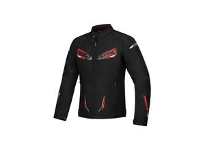 3661615632900 - Motorradjacke IXON Caliber Schwarz-Weiß-Rot