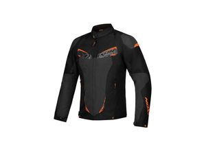 3661615633068 - Motorradjacke IXON Caliber Schwarz-Anthrazit-Orange