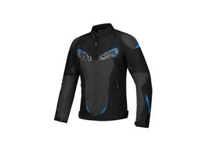 3661615633228 - Motorradjacke IXON Caliber Schwarz-Anthrazit-Blau