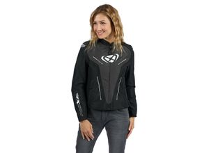 3661615670551 - Motorradjacke Prodigy Lady Schwarz-Anthrazit-Weiß