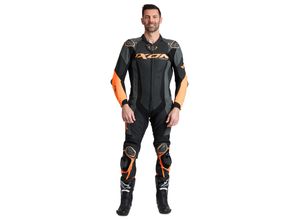 3661615673200 - Lederkombi Vortex 3 Schwarz-Anthrazit-Orange