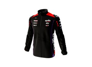 3661615720089 - Hoodie SW1 Aprilia 24 Schwarz-Neonrot