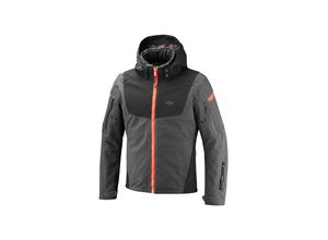 3661615722120 - Motorradjacke Burning Anthrazit-Schwarz-Neonrot