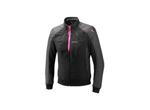 3661615724766 - Motorradjacke Siwa Schwarz-Anthrazit-Hellrosa Damen