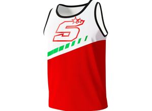 3661615737254 - Tanktop TT1 Zarco 24 Rot-Weiß