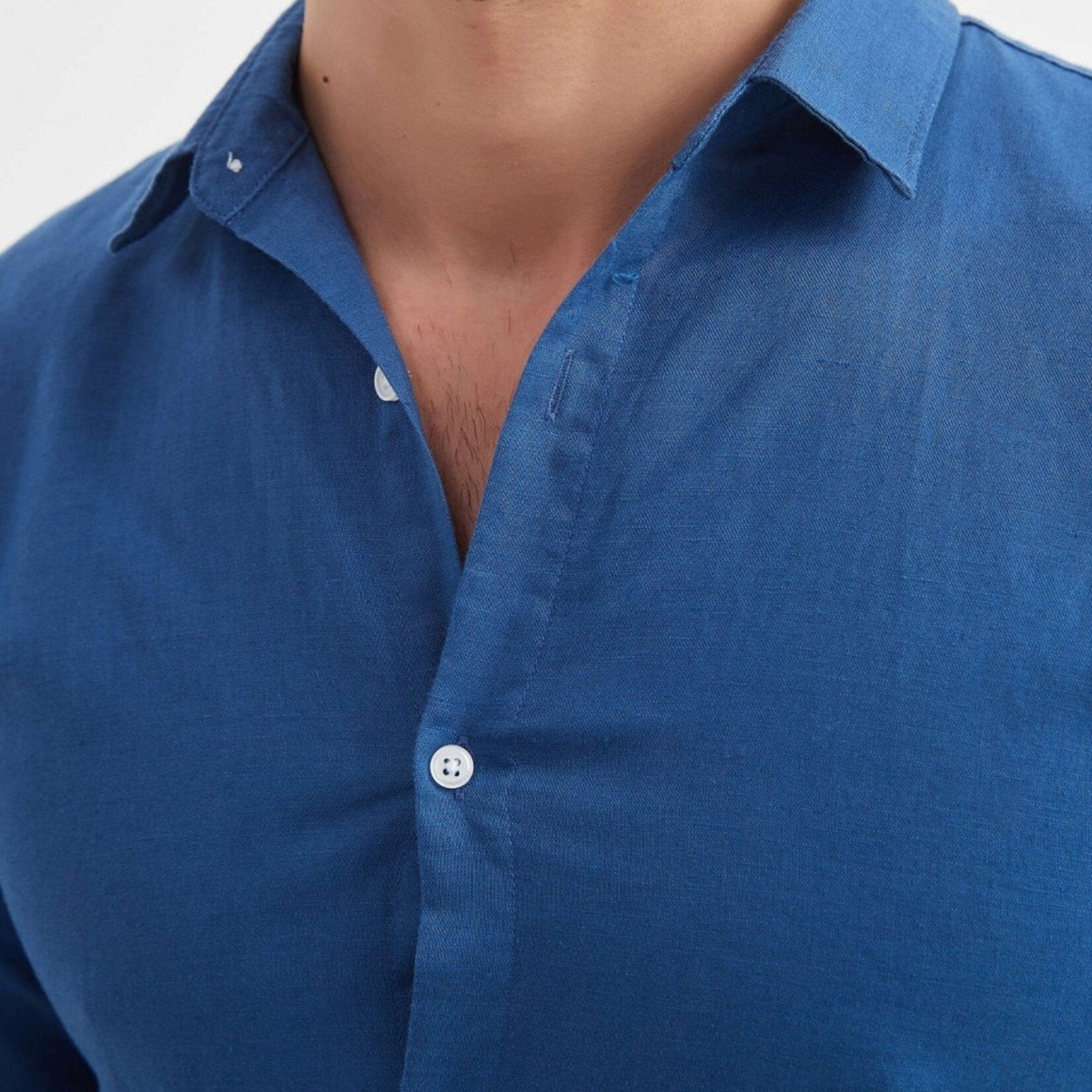 3661956003605 - Leinenhemd Blau Größe XL 3661956003605 - Leinenhemd Blau Größe XL