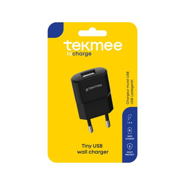 3661975331642 - Ladekabel USB schwarz 3661975331642 Tekmee