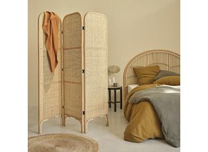 3662251004472 - Berah Getah - Wandschirm aus Rattan und Rohrgeflecht 170 cm