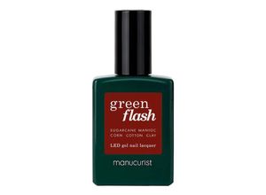 3662263500092 - Manucurist - Nagellack Green Flash – Semi-permanenter Nagellack - green Flash - Dark Pansy 15ml