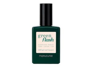 3662263500269 - Manucurist - Nagellack Green Flash – Semi-permanenter Nagellack - green Flash - Nude 15ml