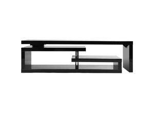 3662275038897 - Design-TV-Möbel drehbar MAX V2 Schwarz - Schwarz