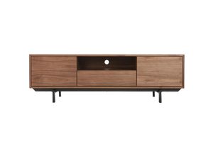 3662275074758 - - Design-TV-Möbel Vintage 160cm Nussbaum manny - Nussbaum   Schwarz