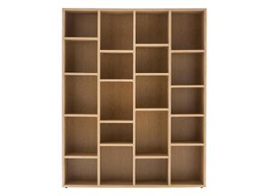 3662275096279 - Design-Bücherregal Holz eichefarben rythm - Eiche hell