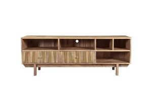 3662275110531 - Designer-TV-Schrank Mangoholz und Messing zaika - Natur