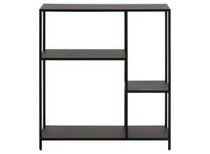 3662275111484 - Design-Konsole aus schwarzem Metall L80 cm PODIUM - Schwarz