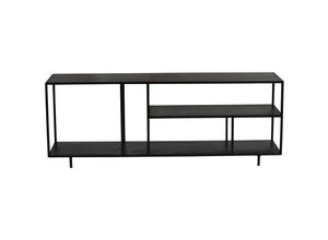 3662275116861 - - Designer TV-Schrank aus schwarzem Metall L160 cm karl