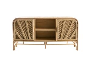 3662275118575 - - Rattan-Sideboard mit 2 Türen galon - Natur