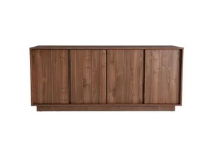 3662275119558 - Design-Sideboard glänzend Walnussoptik L180 cm como - Nussbaum