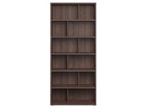 3662275123616 - - Design Bücherregal aus hellem Holz epure - Nussbaum