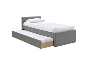 3662275127621 - Ausziehbett 90 x 195 grau macco - Grau