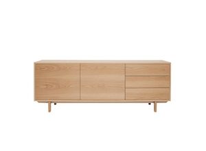 3662275132502 - Sideboard skandinavisch helles Holz B195cm sid - Natur