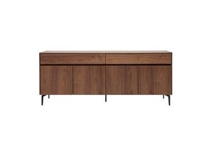 3662275133226 - - Design-Sideboard mit Walnussfurnier L180 cm bliss - Nussbaum