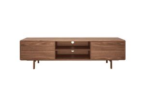 3662275133486 - TV-Möbel Walnussfurnier mit Stauraum B180 cm suva - Nussbaum