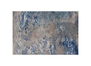 3662275138702 - Rechteckiger Teppich mit abstraktem Muster in Blau 160x230 cm CAPS - Blau