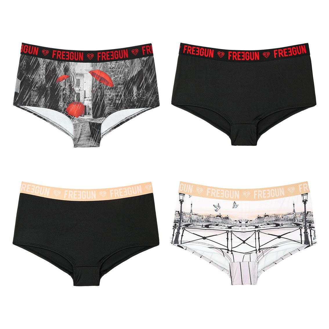 3662783675836 - Shorts für Kinder Romantic Cities (x3)