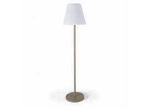 3663095037169 - Oviala - 150 cm LED-Stehleuchte Taupe - Weiß