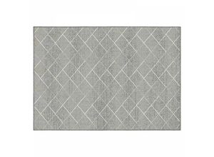 3663095129437 - Oviala - Outdoor-Teppich aus Polypropylen 200 x 290 cm grau - grau