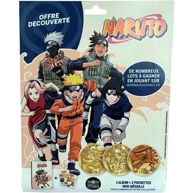 3663266051031 - medail naruto entdeckungsset Monnaie De Paris